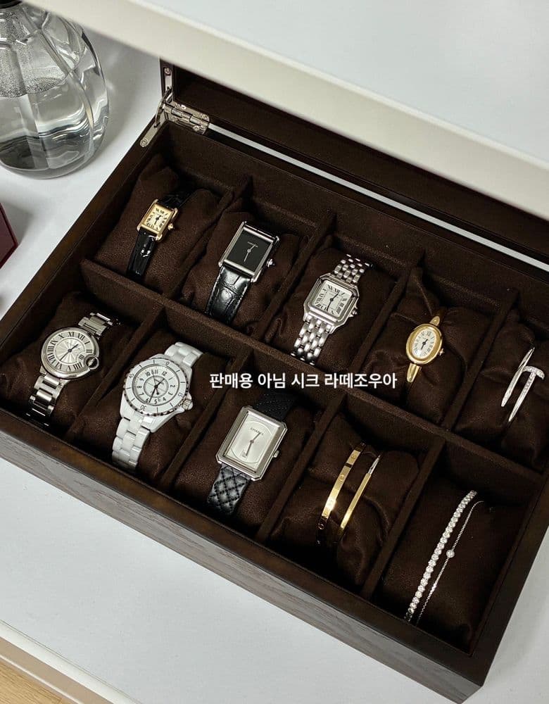 Cartier: Louis Cartier Mini, Baignoire Bangle Mini, Panthère Medium / Chanel: J12, Boy-Friend Medium