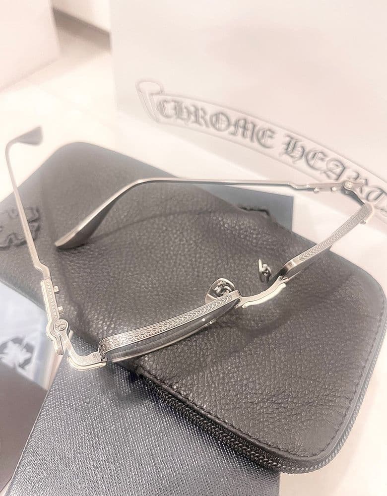 Chrome Hearts eyewear, silver finish