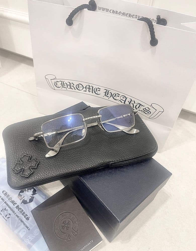 Chrome Hearts eyewear, silver finish