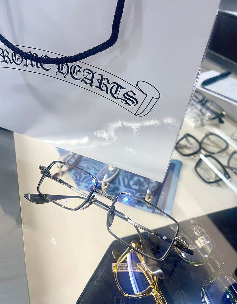 Chrome Hearts eyewear, silver finish