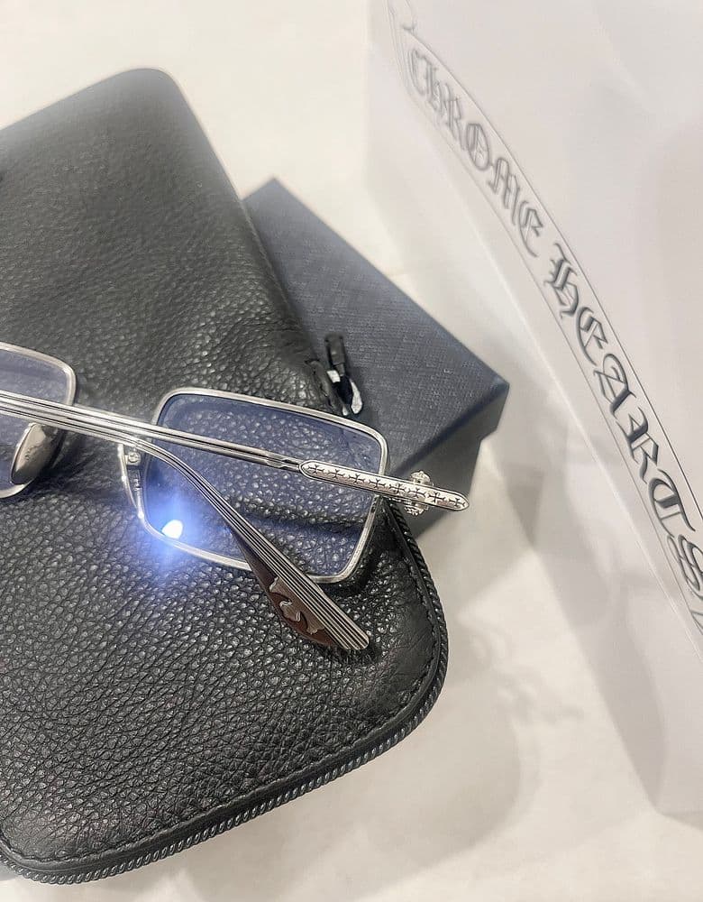 Chrome Hearts eyewear, silver finish