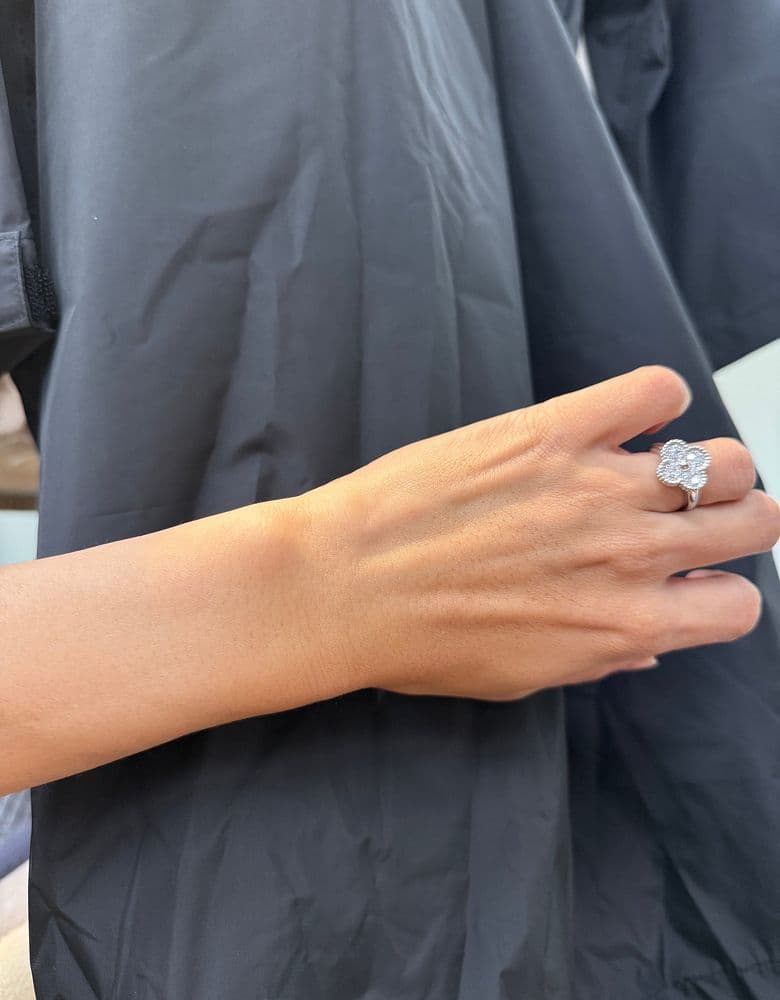 Van Cleef & Arpels Vintage Alhambra Diamond Necklace & Ring