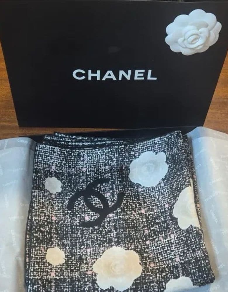Chanel square scarf