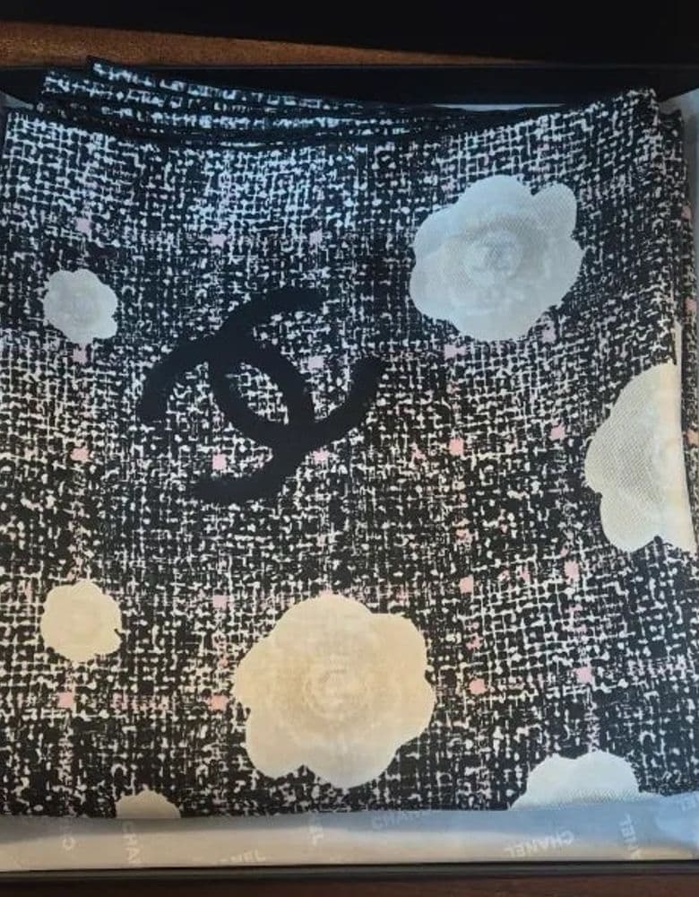 Chanel square scarf