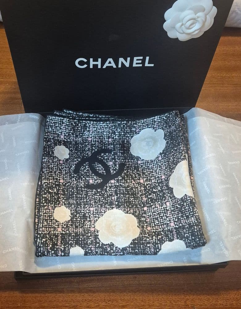 Chanel square scarf