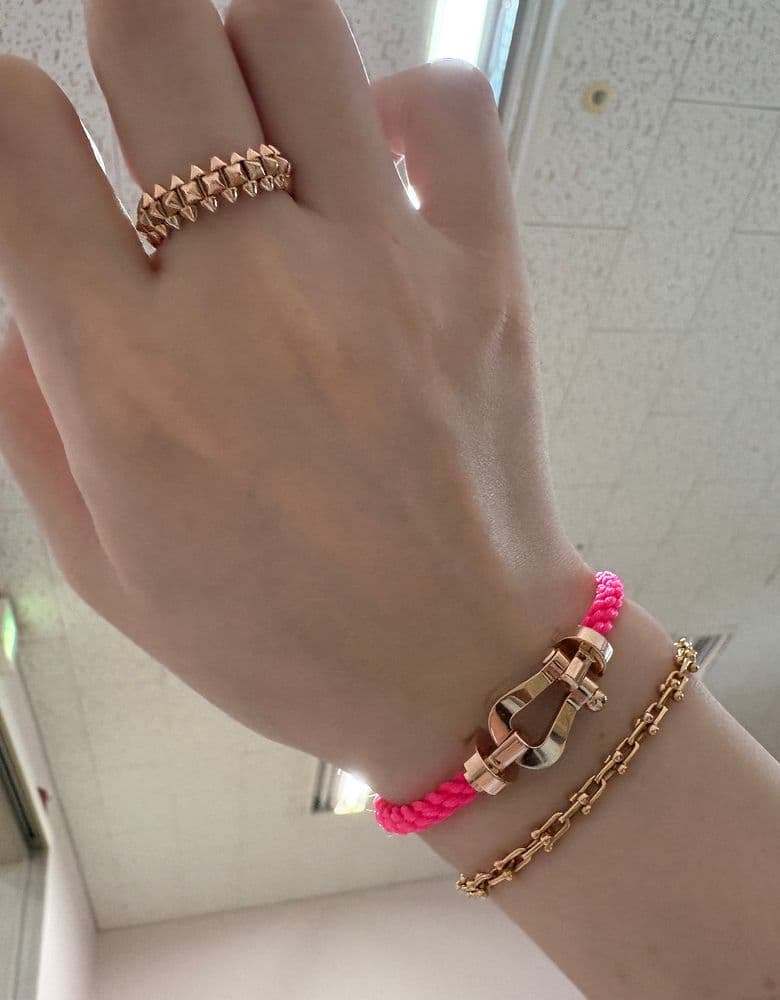 프레드 포스텐 네온 핑크 케이블