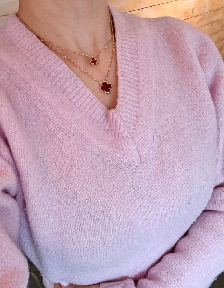 Van Cleef Sweet Vintage Alhambra Layered