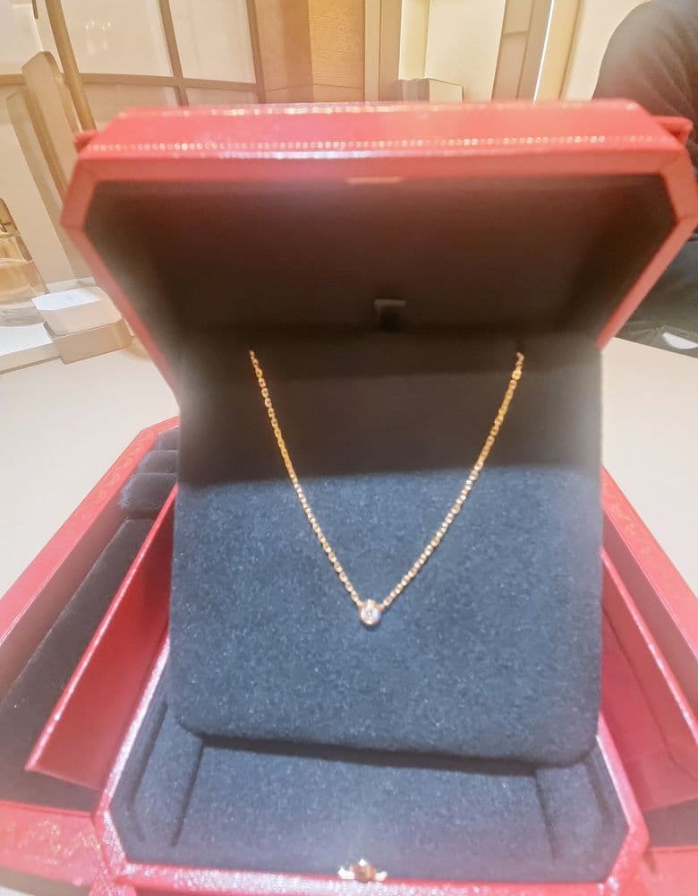 까르띠에 다무르 목걸이 라지