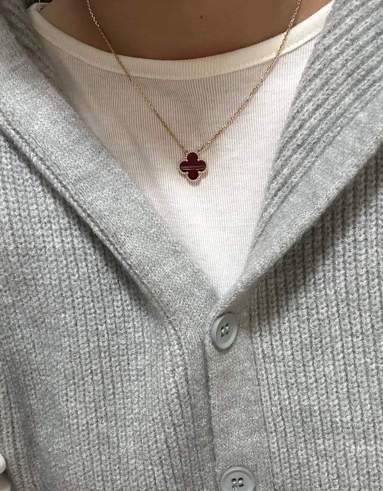 반클리프 빈티지 커넬리언 네크리스