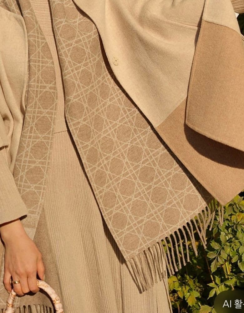 디올 겨울 신상 까나쥬 캐시미어 머플러 언박싱&착샷