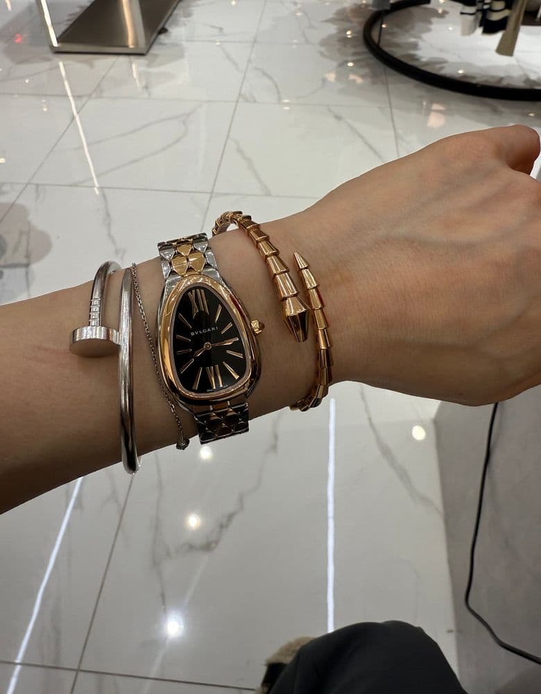 Bulgari Serpenti bracelet watch