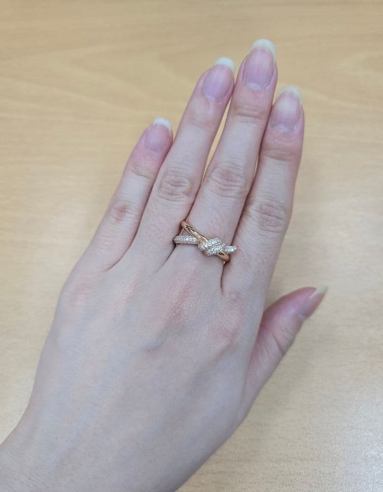 Tiffany Note Double Row Ring