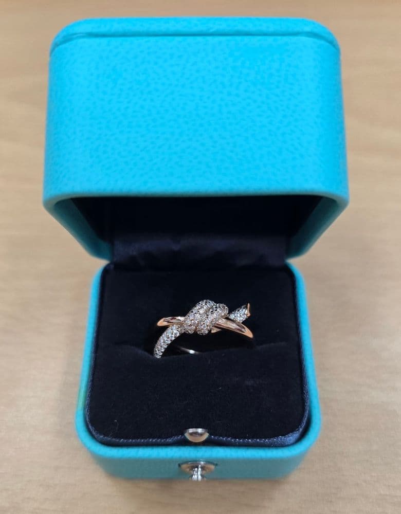 Tiffany Note Double Row Ring