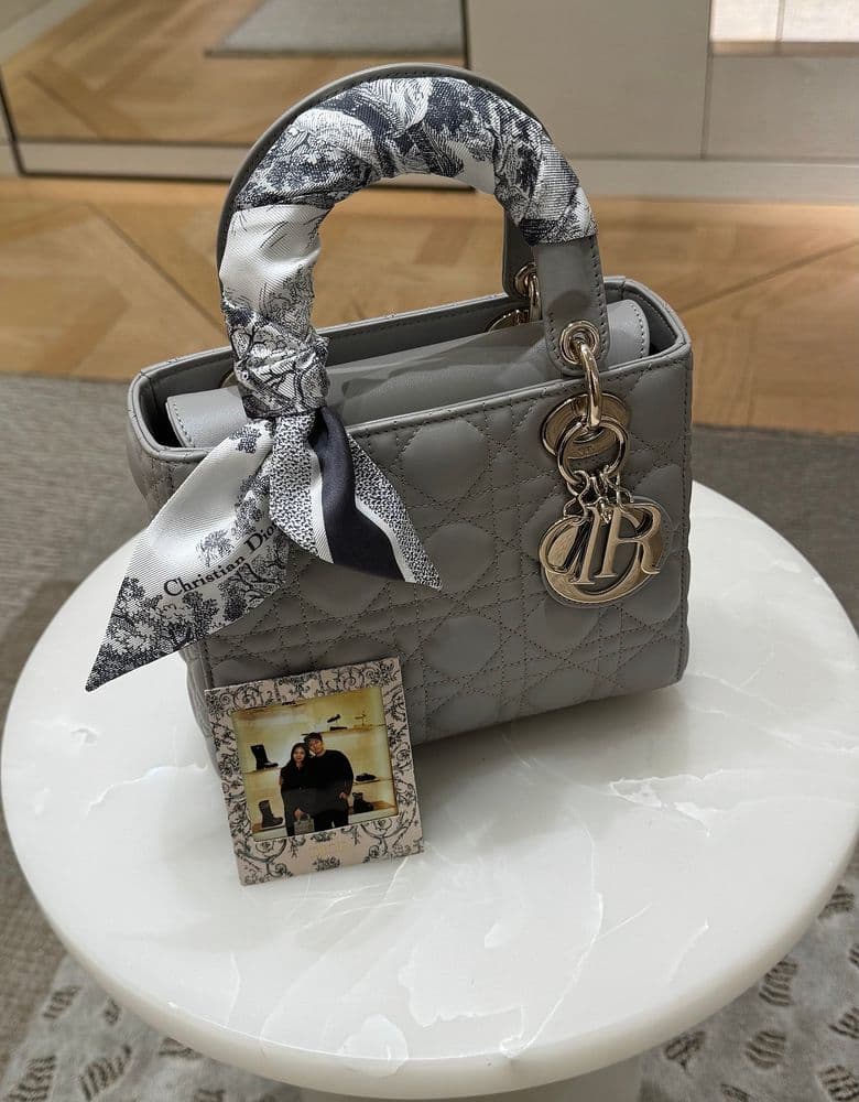 Lady Dior in gray