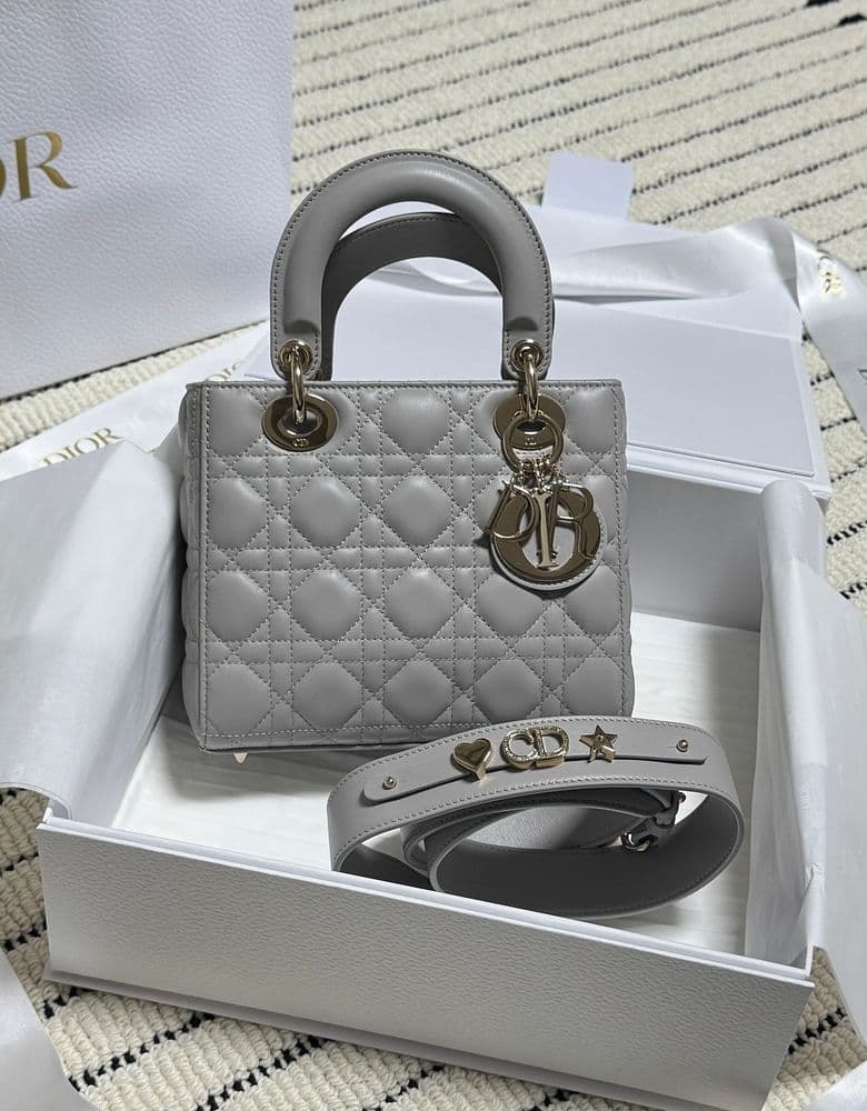 Lady Dior in gray