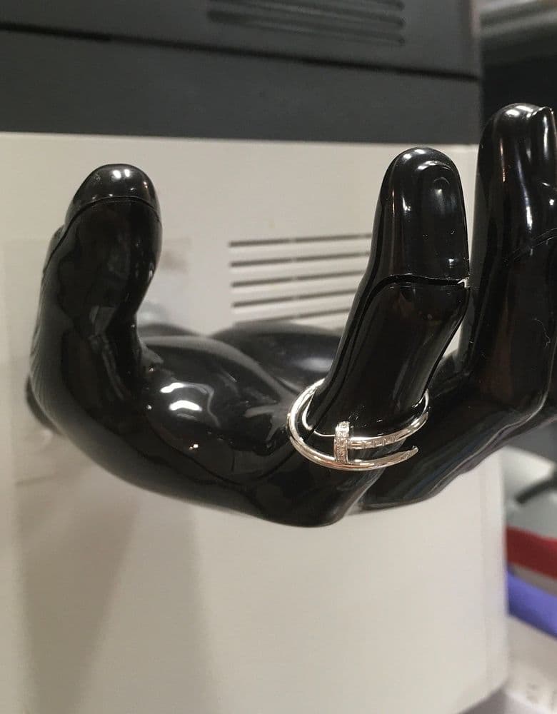 까르띠에 앵끌루 링 화이트 골드