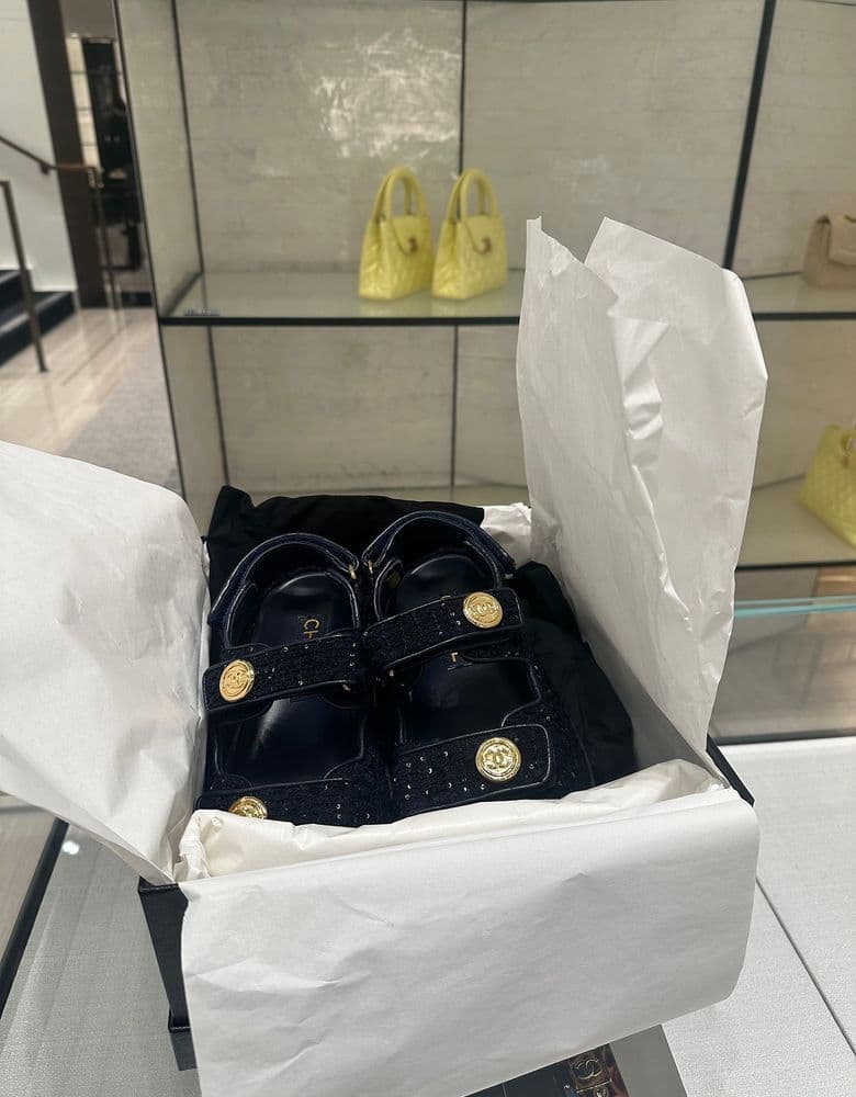 Chanel Velcro Sandals