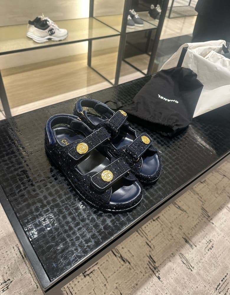 Chanel Velcro Sandals