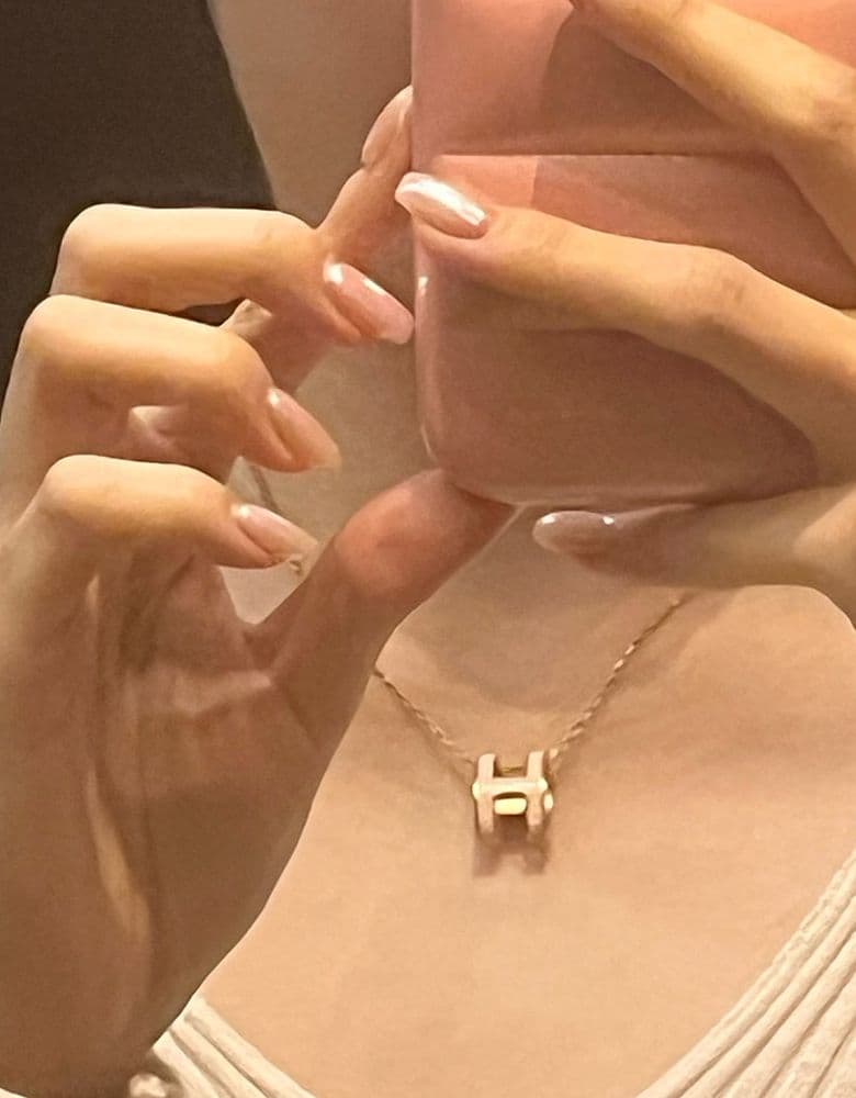 에르메스 팝아슈 로즈골드+핑크