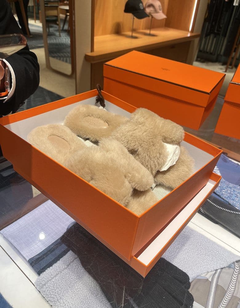 Hermès shearling