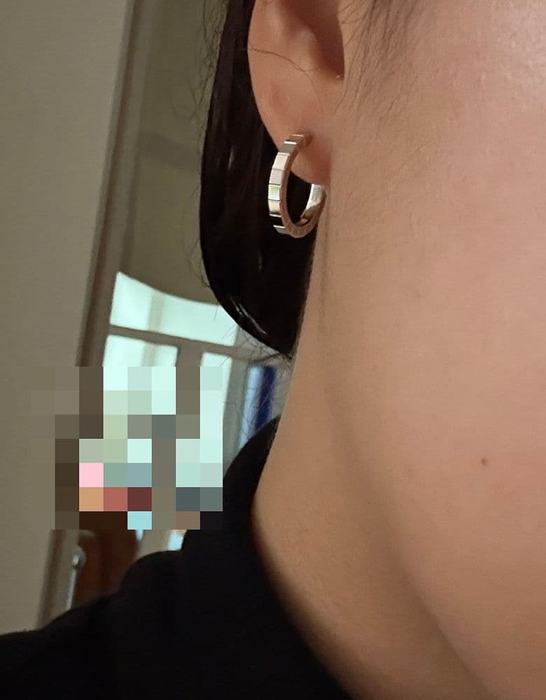 Chopard Ice Cube Hoop Earrings