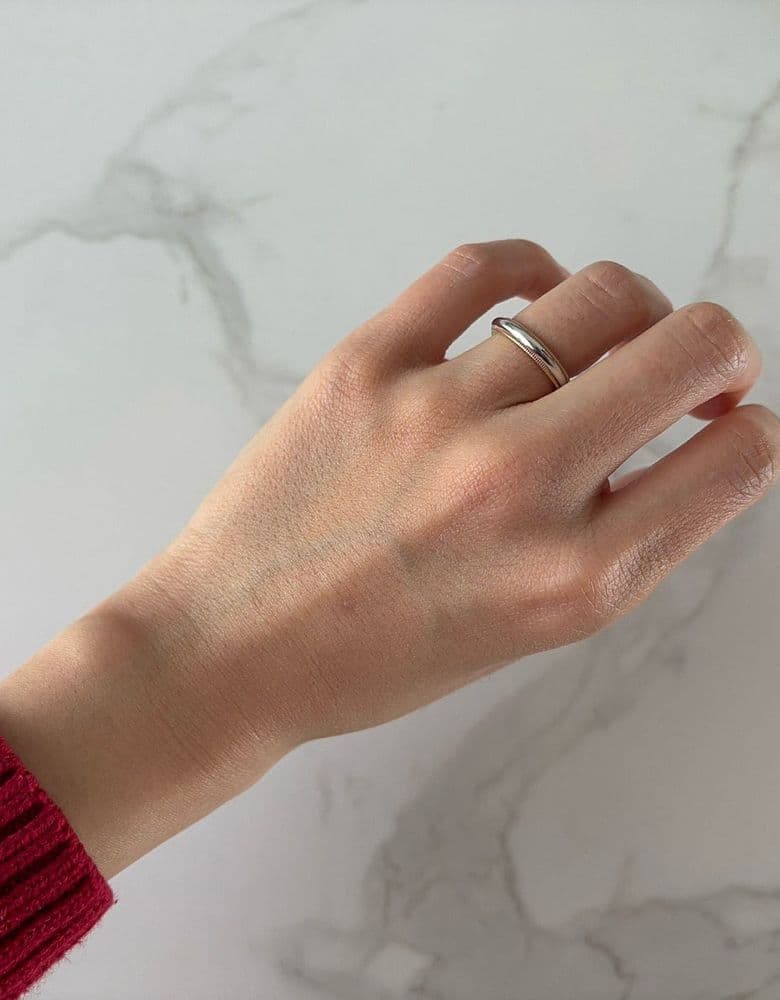 Tiffany Milgrain Ring