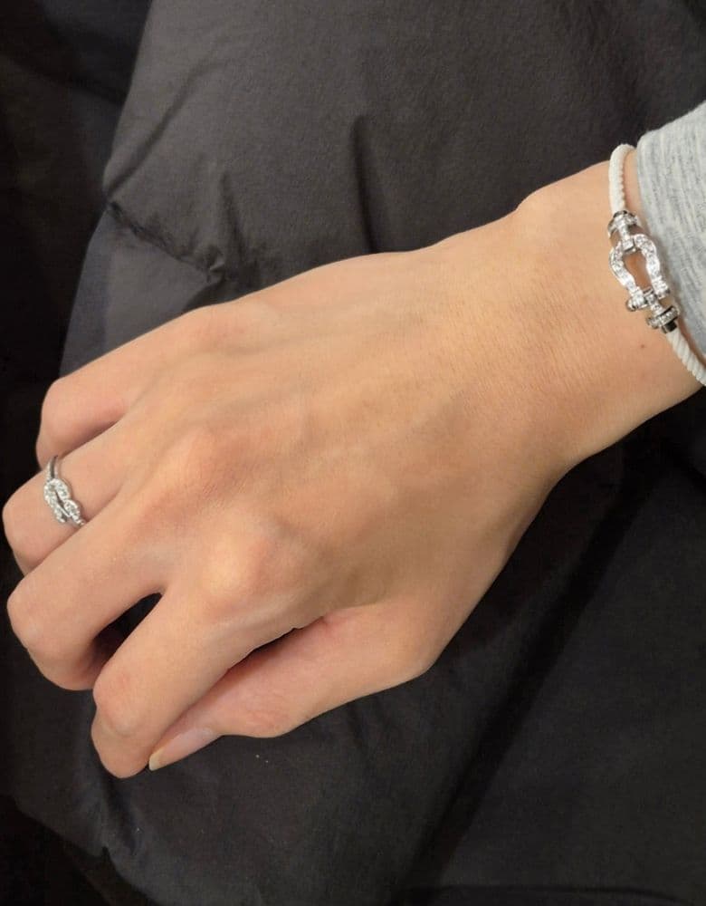 Fred Chance Ring Half Pave