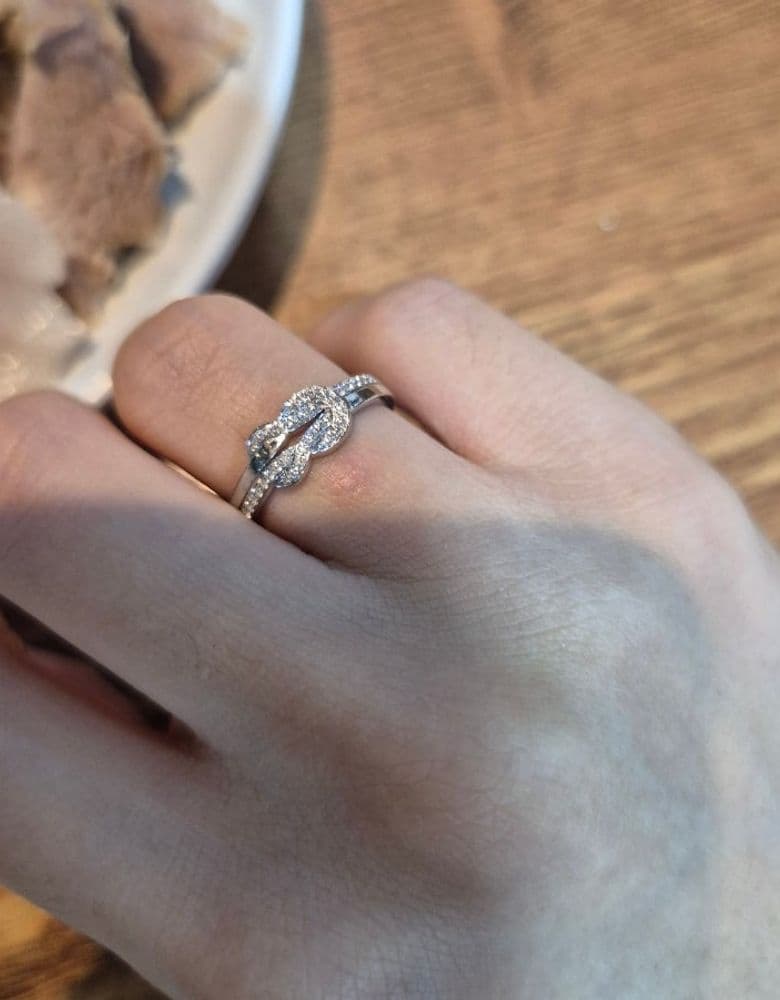 Fred Chance Ring Half Pave