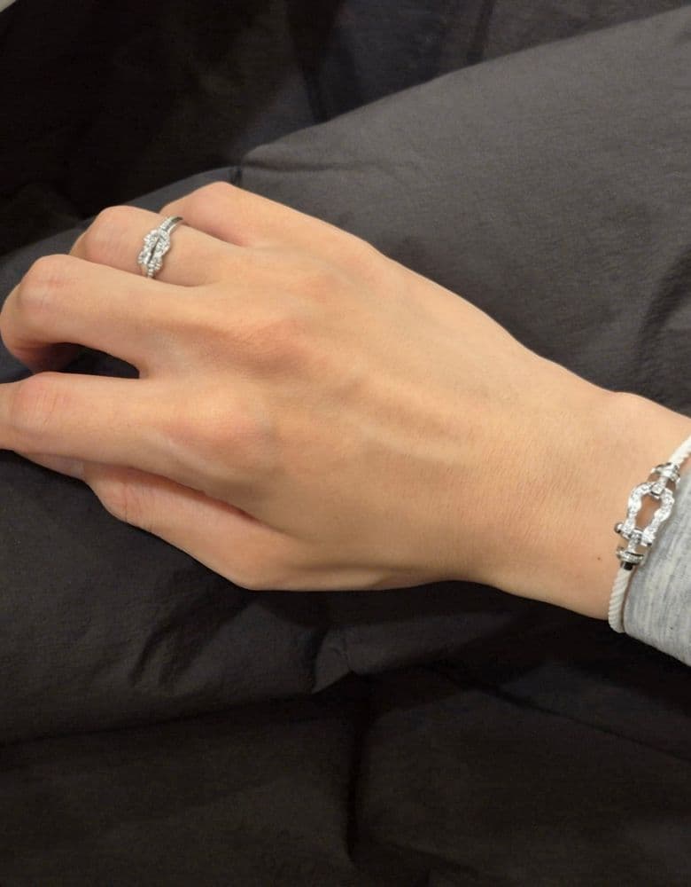 Fred Chance Ring Half Pave