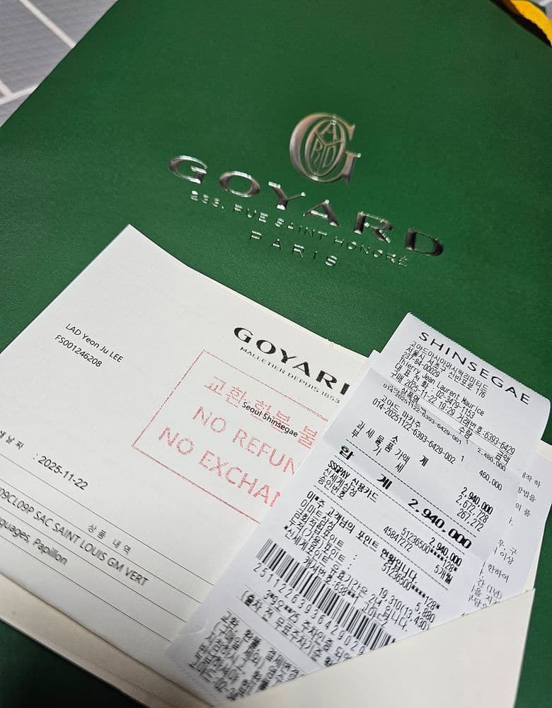 Goyard Saint Louis Green