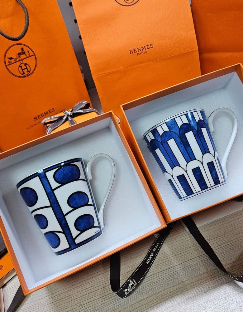 에르메스 블루다이아 머그잔