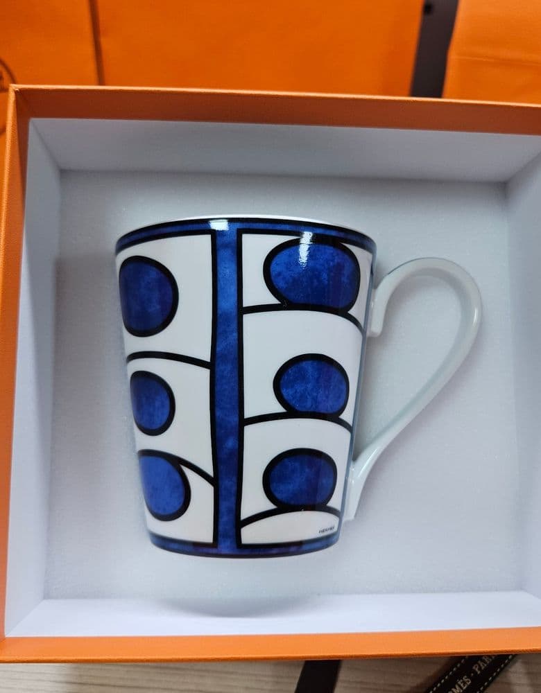 에르메스 블루다이아 머그잔