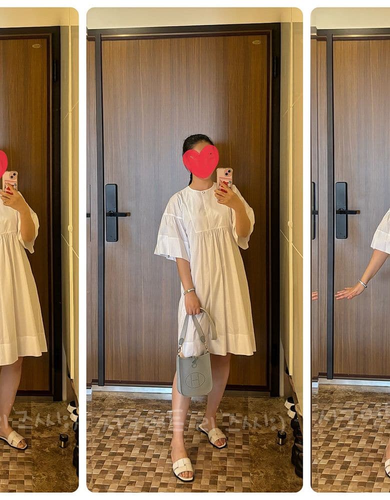 Hermès Blue Glacier Mini Evelyne with Silver Hardware (Strap Length Comparison)