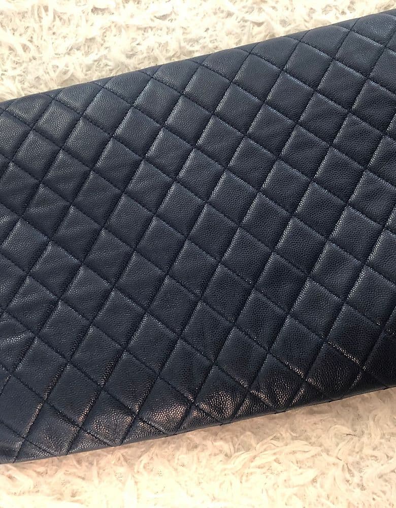 Chanel Clutch Bag in Caviar Leather