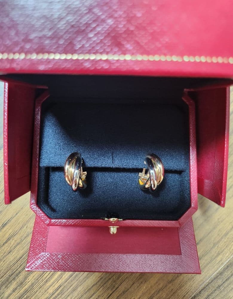 The ultimate trinity of luxury hoop earrings.