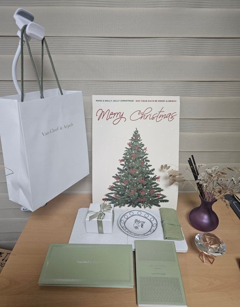 Van Cleef Guilloché Necklace in White Gold