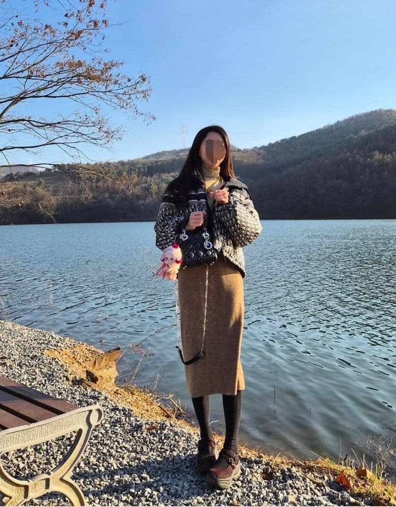 Dior Padded Jacket, Bulgari & Fred Rings, Dior Lady Bag