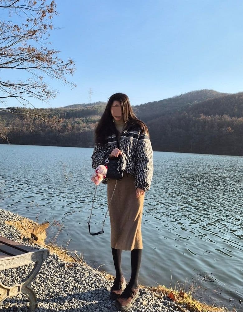 Dior Padded Jacket, Bulgari & Fred Rings, Dior Lady Bag