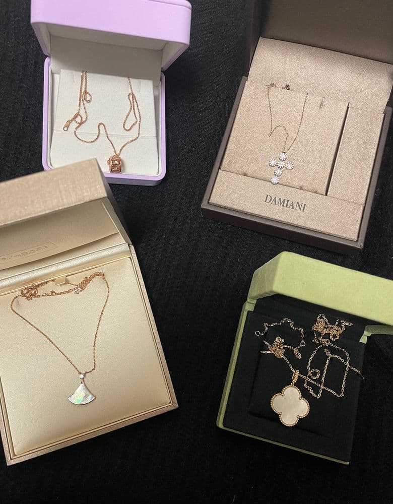 다미아니 마르게리타 로즈골드 네크리스