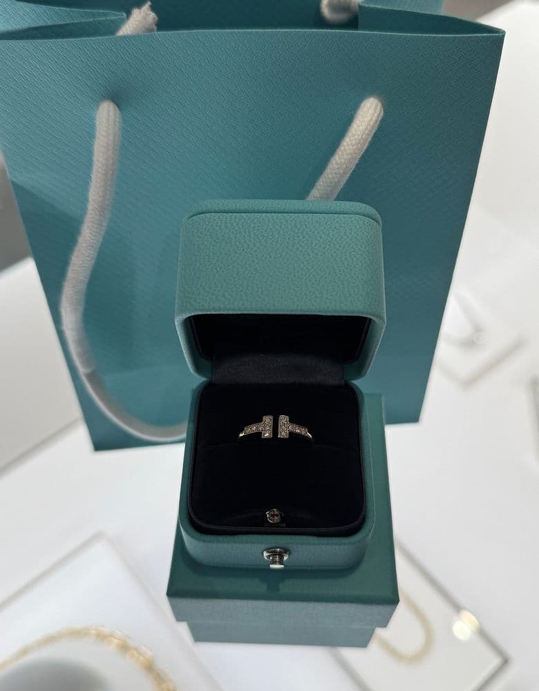 티파니 티링 와이어링 로즈골드