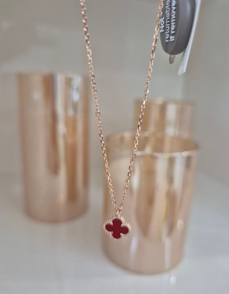 반클리프 스위트알함브라 커넬리언 팬던트