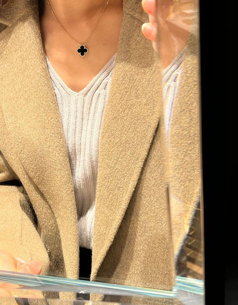 반클리프아펠 알함브라 빈티지 오닉스 목걸이