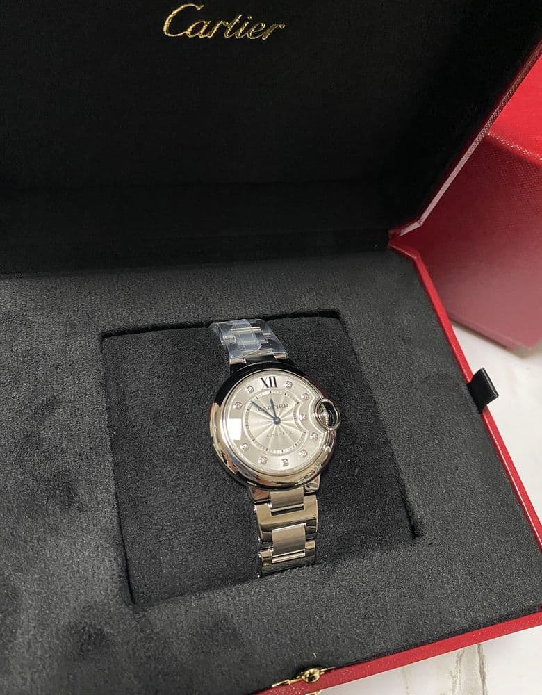 까르띠에 발롱블루 다이아