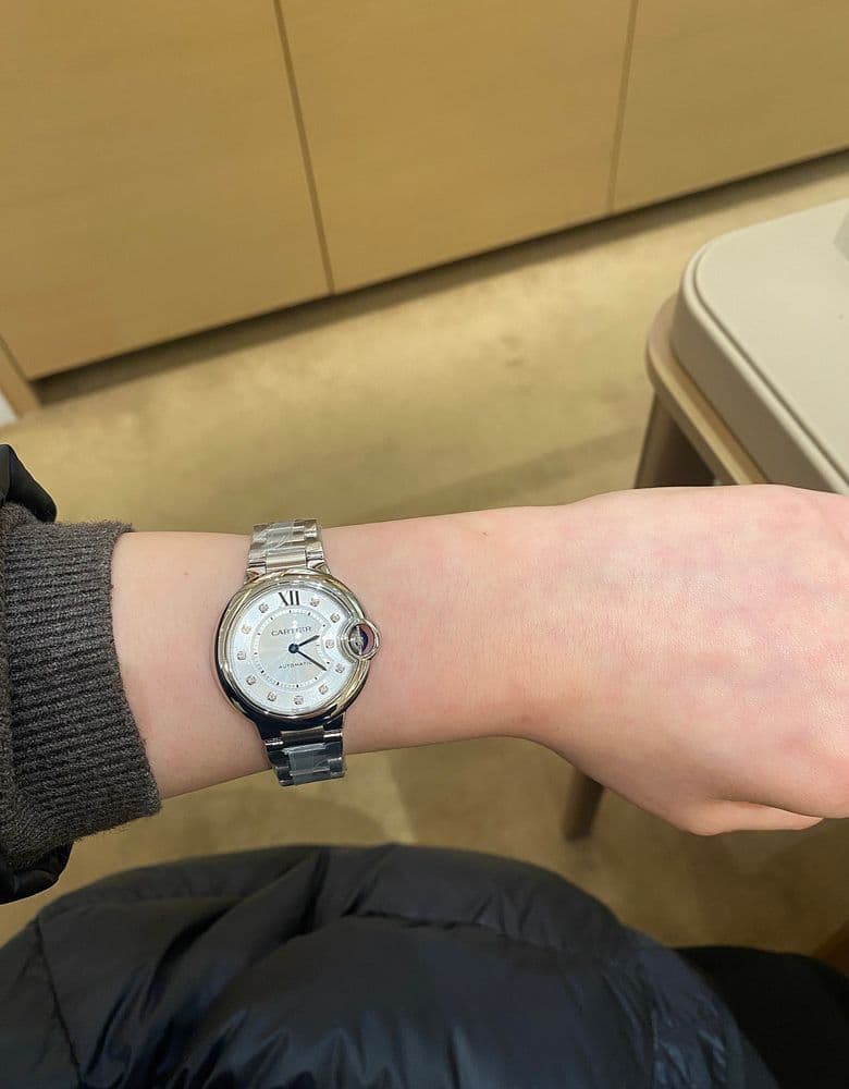 까르띠에 발롱블루 다이아