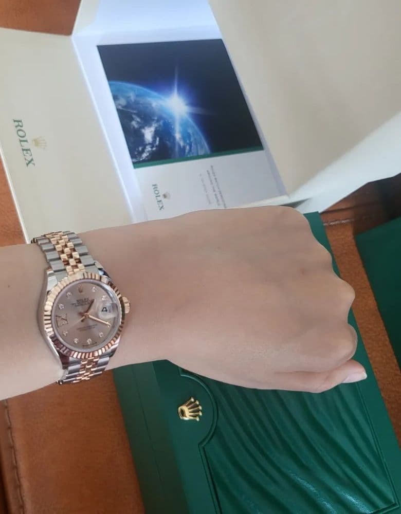롤렉스(ROLEX) 레이디 데이 저스트 별다이아