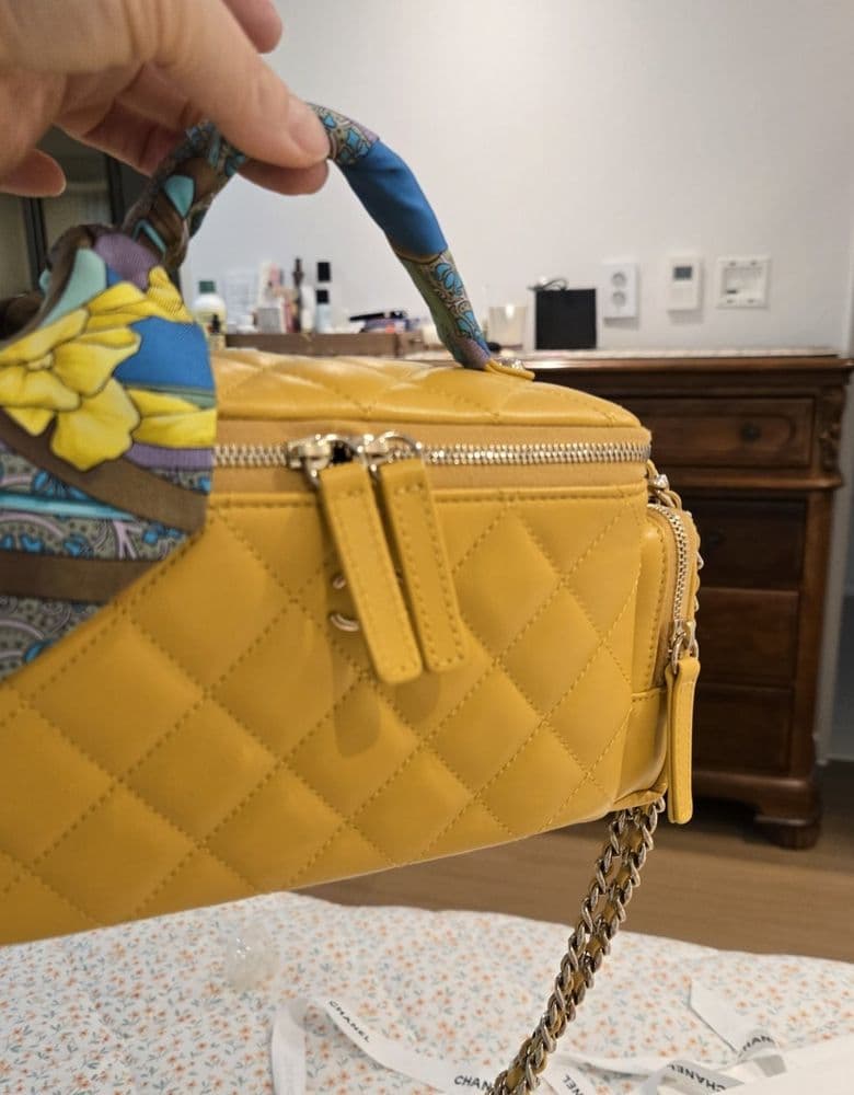 샤넬 코스메틱투포켓케이스백