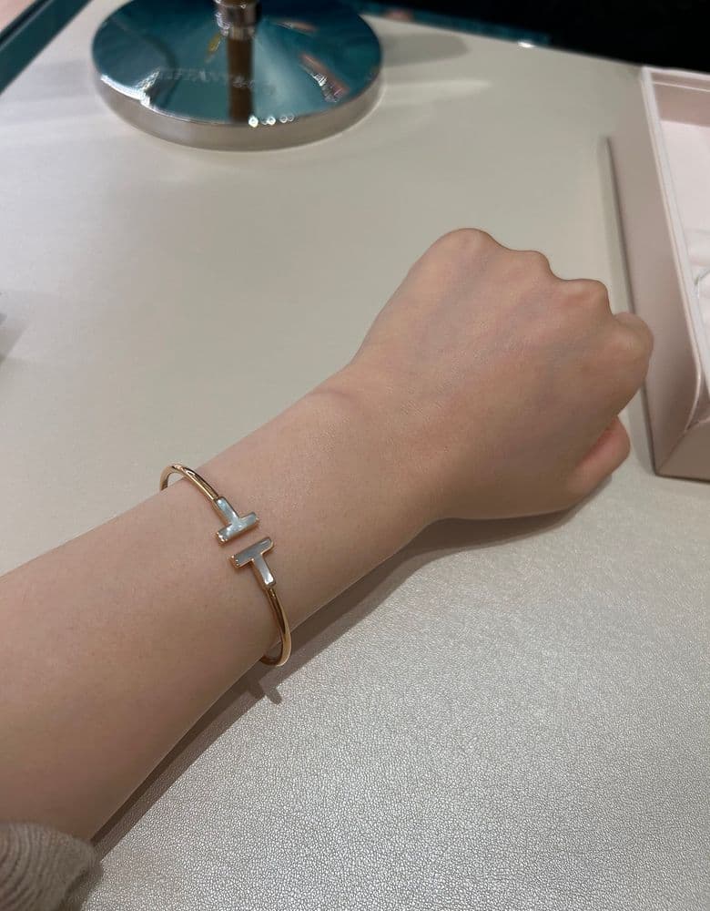 티파니 티 팔찌 자개