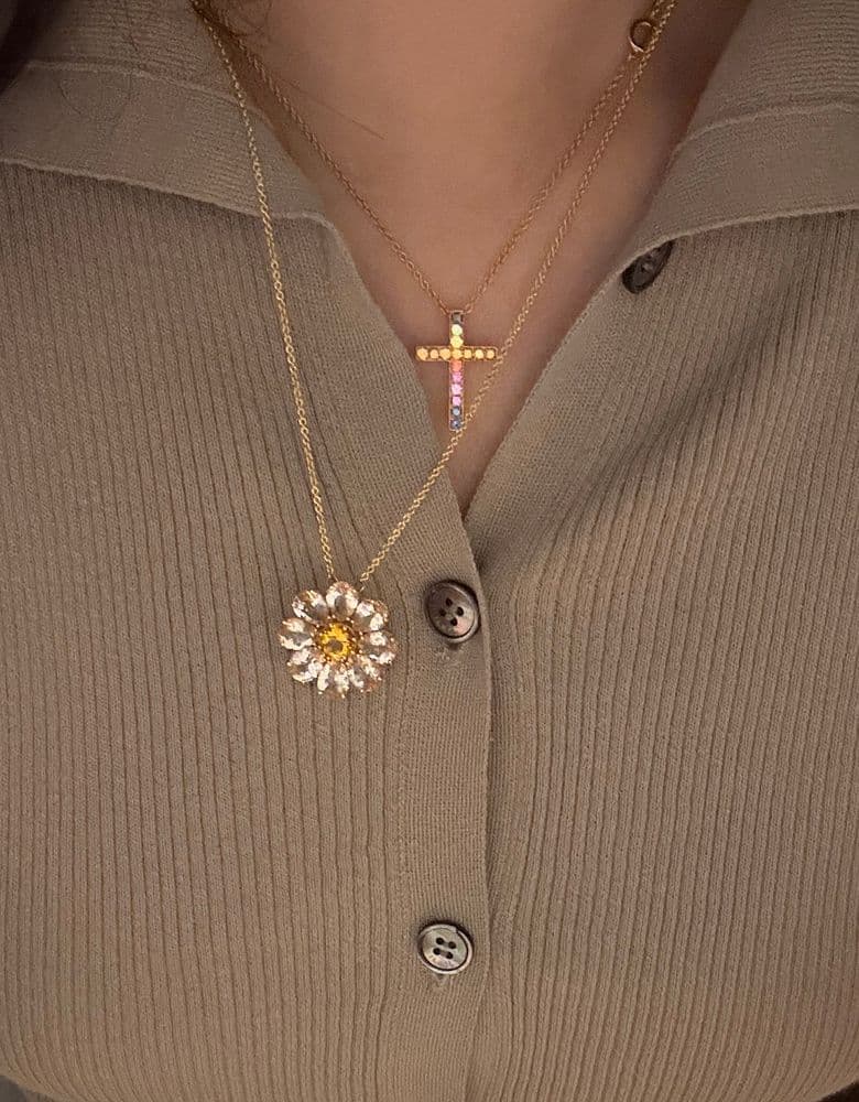 다미아니 벨에포크 레인보우 미디움 네크리스