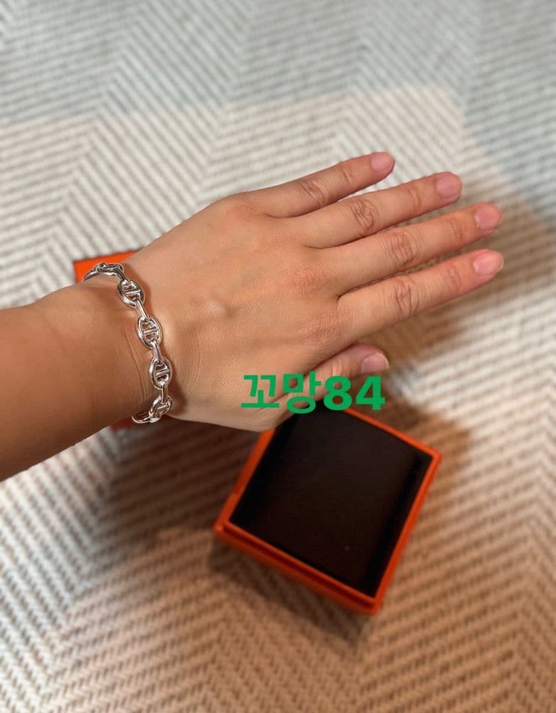 에르메스 샹달 실버 팔찌