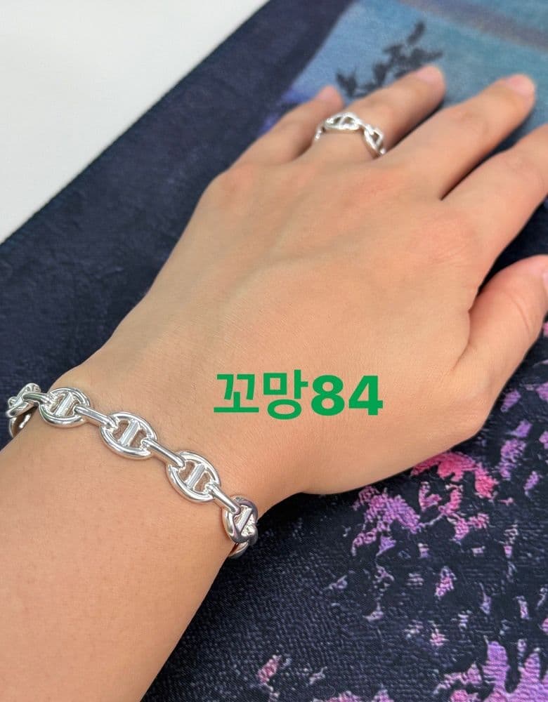 에르메스 샹달 실버 팔찌